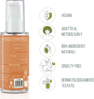 Productafbeelding van Curly Herstellende en definitiegevende olie voor krullen, Naturtint, 50 ml
