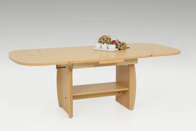 Produktbild von Couchtisch Wohnzimmertisch - Manfred - 90/142 x 68 cm Buche mit Liftfunktion