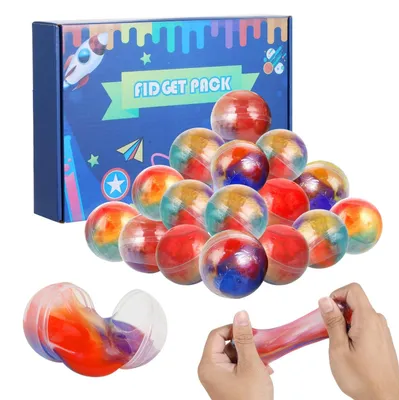 Obrázek produktu pro Sada 24 kusů měkké a nadýchané slizu pro děti