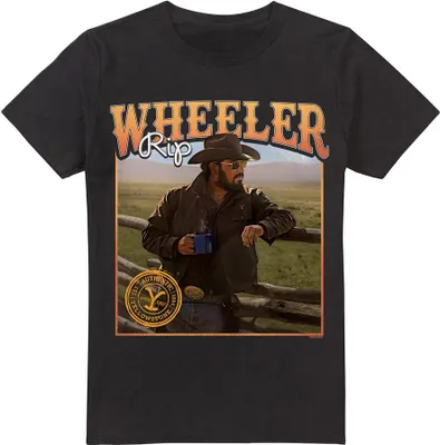 Image de Yellowstone - "Coffee with Rip Wheeler" T-shirt pour homme TV5697 (L) (Noir)