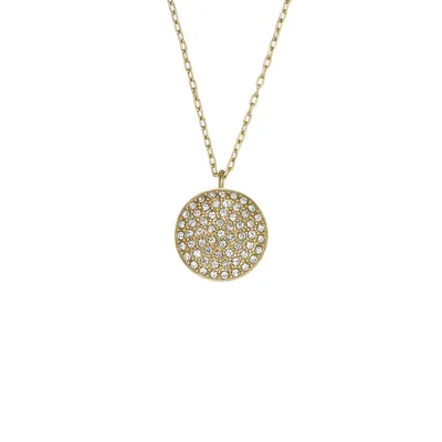 Produktbild von Fossil JF04544710 Damen Collier Edelstahl Gold Weiß 45 cm