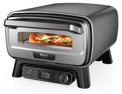 Obrázek produktu pro Elektrická pizza pec Ninja, MO201EU, venkovní pec 4 v 1, 1760 W, 4 režimy, až 370 °C, šedá