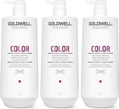 Zdjęcie produktu dla Goldwell DS Colour Brilliance Shampoo 3x1000ml