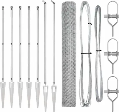 Produktbild von vidaXL Schweißdrahtzaun mit Spikes 10 x 1,2 m (B x H)