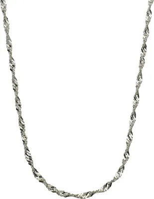 Produktbild von Zeeme Basic Halskette 925/- Sterling Silber 45cm weiß 299250033-45