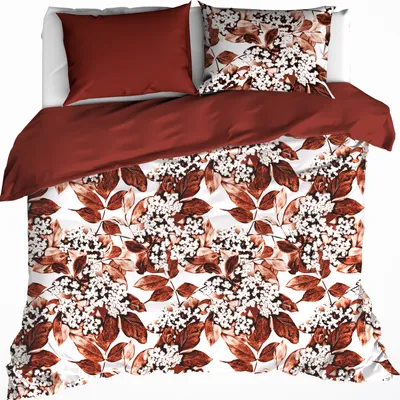 Produktbild von De Witte Lietaer Bettbezug Baumwollflanell, Mimulus - 200 x 200/220 cm + 2x 60 x 70 cm