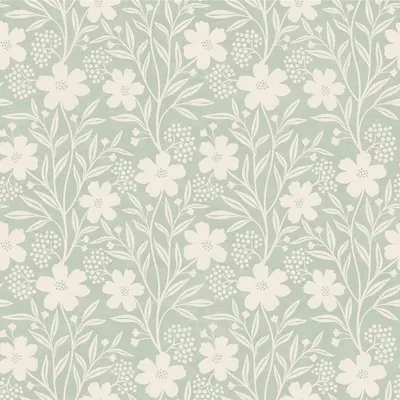 Produktbild von Arthouse - "Berry Floral" Tapete AG3776 (10 m x 0,53 m) (Salbeigrün)