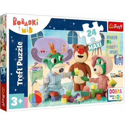 Obrázok produktu pre PUZZLE MAXI 24 Zabawy Treflików 14325