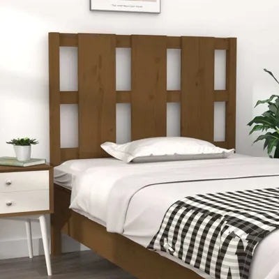 Produktbild von vidaXL Kopfteil Honigbraun 95,5x4x100 cm Massivholz Kiefer - Kopfteil - Kopfteile - Bettkopfteil - Holzkopfteil
