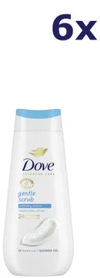 Produktbild von 6x Dove Douchegel - 225ml - gentle scrub