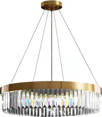 Zdjęcie produktu dla Luxita - żyrandol kryształowy 80 cm złoty ring