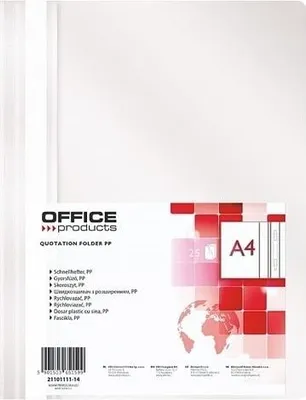 Obrázok produktu pre Zakladač A4 Kancelárske produkty Biely 25ks.