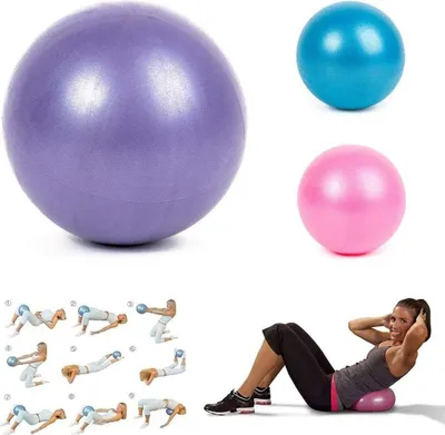 Produktbild von Rutschfester & Superleichter Soft Pilates Ball - Gymnastikball Klein