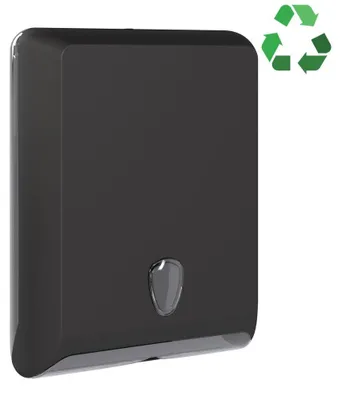 Obrázek produktu pro Zásobník na papírové ručníky ECOLORED 29x40x13cm, ABS, matná černá barva