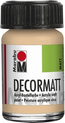 Produktbild von Marabu 1401 39 029 Decormatt Acryl Hautfarbe 15 ml(P)