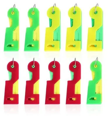 Productafbeelding van Naaldinrijgers - Naaihulpen - Eenvoudig Inrijgen - Praktisch Ontwerp - 10 Stuks - Veelkleurig