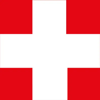 Produktbild von allpa Schweizer Flagge 70x100cm : 70x100cm