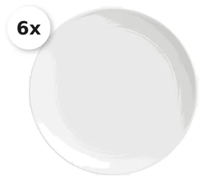 Produktbild von Dessertteller 20cm 6er Set Suomi creme-weiss