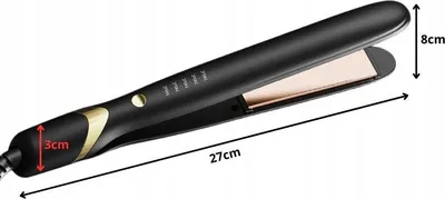 Image de Verk 24606 Lisseur à cheveux RW-T665, 60W, 140-220°C, noir