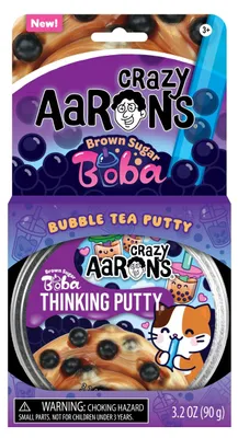Produktbild von Crazy Aaron's Knetmasse Spielzeug - Brown Sugar Boba - sensorisch