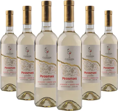 Produktbild von Weinpaket Pirosmani von Georgian Production Weißwein halbtrocken Wein aus Georgien