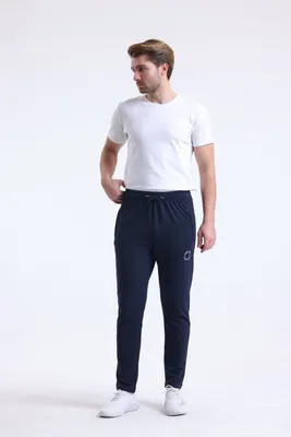 Produktbild von Herren Sweatpants Normalgröße | Kollektion-8083 | Marineblau | M