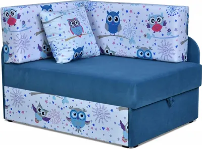 Produktbild von Family Meble Kindersofa Bambino Ecksofa mit Schlaffunktion Bettzeugbehälter 3 Schlaflängen Strapazierfähiges Material Schmutzabweisend (Tr13/Bajka 58)