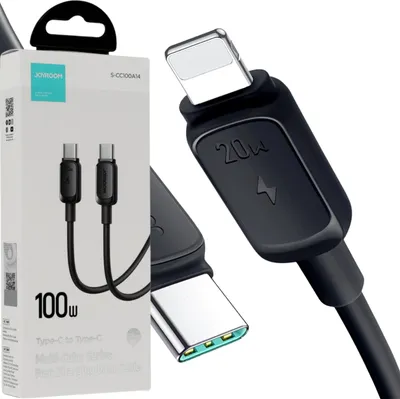 Immagine prodotto di Joyroom Serie Multi-Color A14 Cavo Usb-C / Lightning 20W 1,2 M - Nero