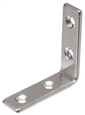 Image de 4 Equerres de Fixation L. 46 mm - Inox A2 - D-Work