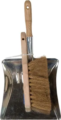 Produktbild von Kehrblech und Handfeger - Holz & Metall