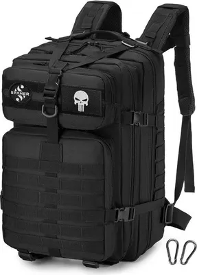Productafbeelding van 50L Wandelrugzak Tactische Trekking Rugzak Militaire Groot, Zwart