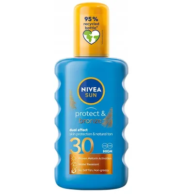 Produktbild von Nivea Sun Protect Bronze Sun Spray 200ml Sonne Körperlotion Spf30