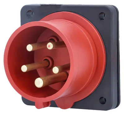 Produktbild von as-Schwabe CEE-Anbaustecker 400V 16A 5-polig mit Dichtungsring IP44