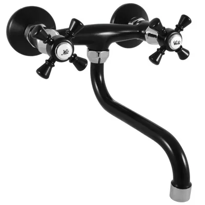 Immagine prodotto di Slezák-RAV Slezák Rav Miscelatore per lavello/lavandino A MK301/21CMATC Colore: nero opaco/cromo, Dimensioni: 100 mm