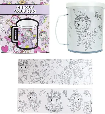 Produktbild von Prinzessin Tasse Kinder - selbst bemalen - 300ml