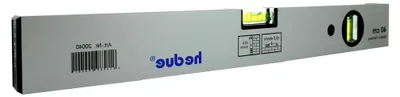Produktbild von Wasserwaage 50 cm - Aluminium Wasserwaage mit Libellen für Horizontal und Vertikal