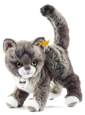 Produktbild von Steiff Kuscheltier Katze Kitty Hellgrau (25cm)
