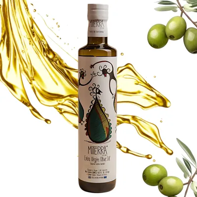 Produktbild von Miterra Natives Olivenöl Extra 500 ml – Griechisches Olivenöl aus Koroneiki-Oliven