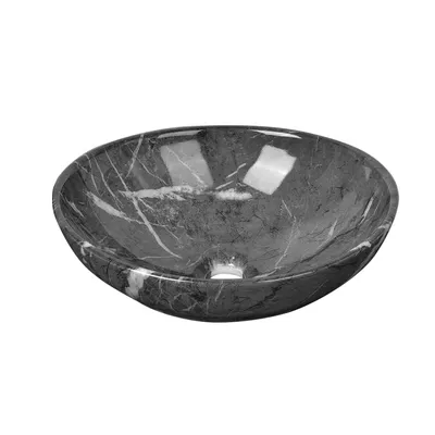 Produktbild von DeerValley DV-1V0089 waschbecken badezimmer, ovales aufsatzwaschbecken，nordische Marmorierung, waschbecken bad für, Keramik modernes handwaschbecken