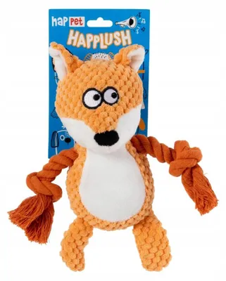 Produktbild von Happet Plüschfuchs Hundespielzeug 23 cm Leicht Kuschelig