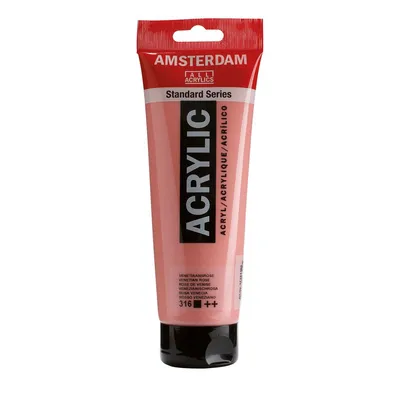 Productafbeelding van Amsterdam Standaard Acrylverf, tube van 250 ml - Veneziaansroze 316