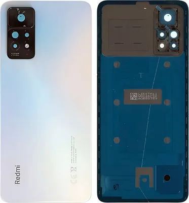 Produktbild von Original Akkudeckel Backcover Batterie Deckel Polar Weiß für Xiaomi Redmi Note 11 Pro 5G 21091116I & Werkzeug