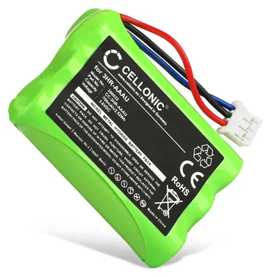 Obrázok produktu pre CELLONIC 1x akumulátor pre pevnú linku, kompatibilný s Bang & Olufsen BEOCOM 6000, BeoCom 1, BeoCom M6000, 3HR-AAAU – (700 mAh, 3,6 V)