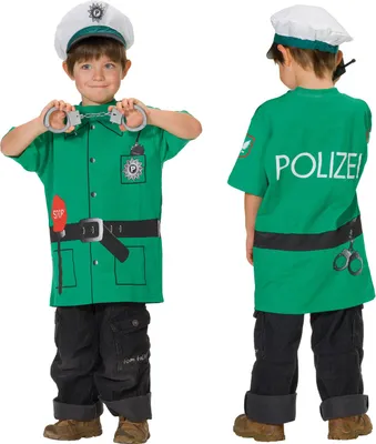 Produktbild von Kinder Polizisten Kostüm-Shirt / Größe: 140