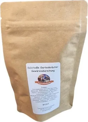Produktbild von Salatsoße Gartenkräuter Gewürzzubereitung Naturideen® 100g