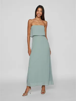 Produktbild von Vila Milina Strap ärmelloses Langes Kleid Grün 42 Frau Grün 42
