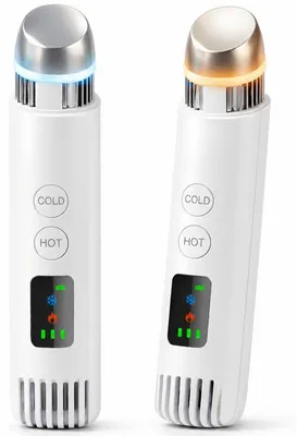 Produktbild von 2-in-1 Kühl- & Wärmestab für das Gesicht – Kalt 10–15 °C / Warm 35–42 °C – für Augenpflege und als Serum-Einmassierer – tragbar
