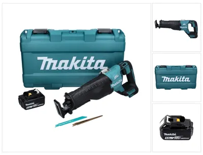 Produktbild von Makita DJR 187 T1K Akku Reciprosäge 18 V Brushless + 1x Akku 5,0 Ah + Koffer - ohne Ladegerät
