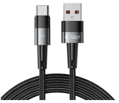 Zdjęcie produktu dla Tech-Protect Ultraboost Typ-C-Kabel 66W/6A 200Cm Grau