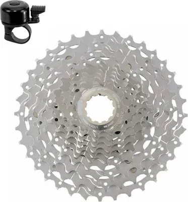 Produktbild von Shimano Deore Kassetten 10-fach CS-M4100 11-46 Zähne inkl. Fahrradklingel